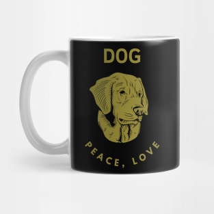 dog lovers gold Mug